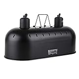 DXOPHIEX 15inch Light Fixture, Max 150W Dual