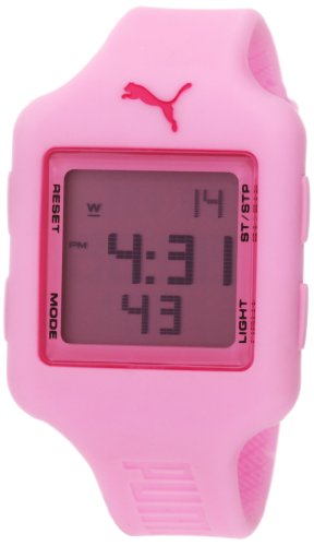 PUMA Women's PU910792016 Slide Small Digital Pink Watch