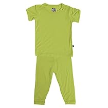 KicKee Pants Short Sleeve Pajama Set Little Boys, Meadow, 2T