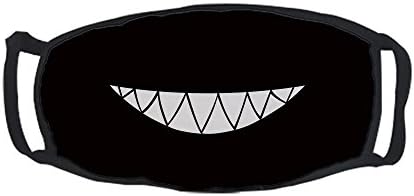 JessPad Cotton Face Mouth Mask Smiling Cartoon Teeth Outdoor Protective Fashion Mouth Mask