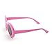 ZOGEEN Bold Retro Oval Mod Thick Frame Sunglasses Clout Goggles with Round 1212 (Pink&Black)
