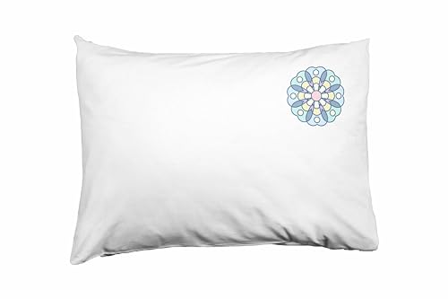 Bona Basics Housse de Coussin décorative, Polyester, white-417, 35 x 50 cm
