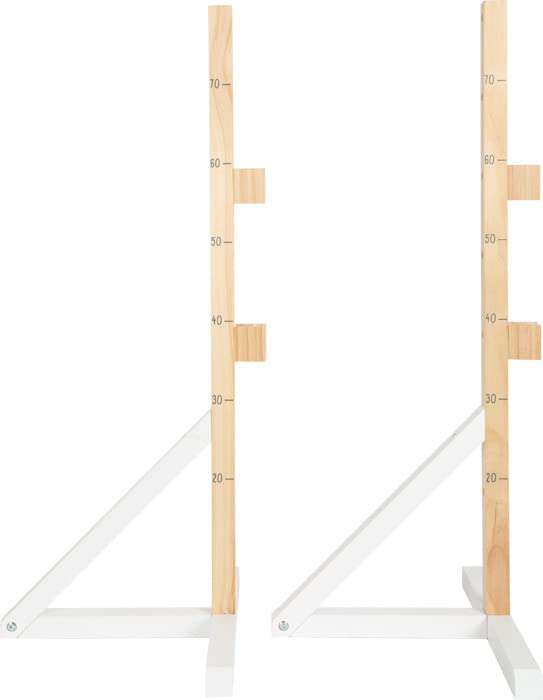 small foot Kids Wooden Obstacle Set Outdoor Exercise Toy for Horse Play and Hobby Horsing 12398 Blue Yellow