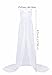 Mommy Jennie Maternity Dress for Photoshoot Sleeveless Open Front Photography Gown,B-White