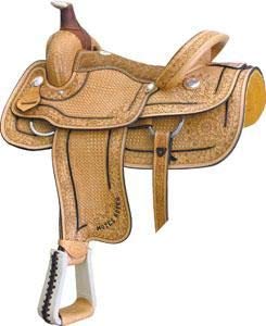 Billy Cook Saddlery Waffle Tool Roper Saddle 15.5I