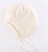 Connectyle Toddler Infant Baby Knit Kids Hat Fleece Lined Beanie Skull Cap with Earflap Warm Winter Beanies Cap,White,S:6M-1.5T(17.3inches-18.5inchesHead Girth)