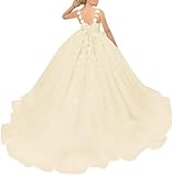 Tulle Flower Girl Dress for Wedding Lace Applique