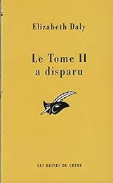 Le  tome II a disparu