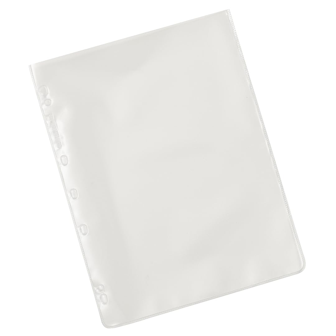 Techstyle A4 Portfolio Sleeves Plastic Sleeves, Pack of 10 Presentation Clear Display Sleeves