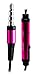 Bastex Universal Earphone/Ear Buds 3.5mm Stereo Headphones in-Ear Tangle Free Cable with Built-in Microphone Earbuds for iPhone iPod iPad Samsung Android Mp3 Mp4 and More-Hot Pink/Black