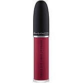 MAC Cosmetics Powder Kiss Liquid Lipcolour - 983 Burning Love (Deep intense berry) .17 oz / 5 ml