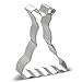 LILIAO Wedding Dress Cookie Cutters Set - 5 Piece - Short Sleeve Wedding Dress, Fish Tail Skirt, Braces Skirt, Strapless V-Neck Dress Sleeveless Dress - Stainless Steel