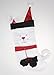 Clever Creations Cute White Cat Hanging Christmas Stocking, Perfect for Small Gifts, Stocking Stuffers and Candy