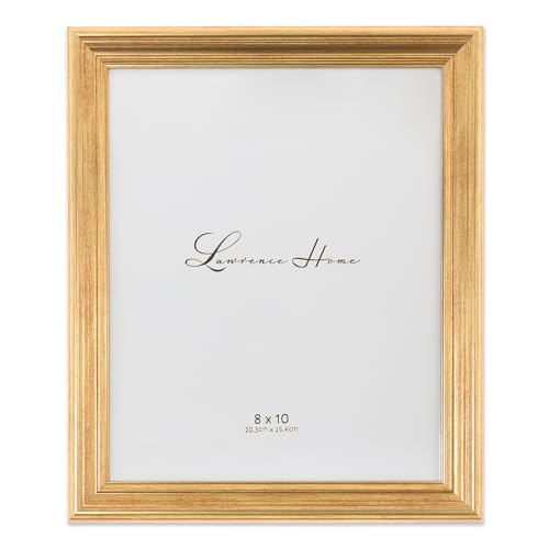 Lawrence Frames 535580 Bronze 8x10 Classic Detailed Oil Rubbed Picture Frame