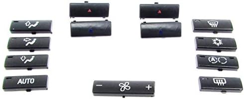 BMW E39 E53 525i 530i 540i M5 X5 Caps Buttons Replacement Climate A//C Control