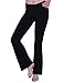 YogaReflex Women's Boot-Leg Fitness Yoga Running Lounge Pants Workout Leggings