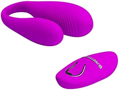Liufoyi U-Shaped Electronic Viberator Wireless Remote Control Rechargeable Finger M-a-s-s-a-g-e-r Couple Bed Pleasure Love Stimulation Promote Toys Multi-Speed Self-Amusement Tool Liufoyi