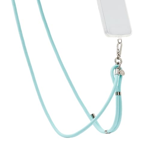 PopSockets Phone Lanyard, Phone Holder, Crossbody Device Strap - Paracord Butterfly Pea