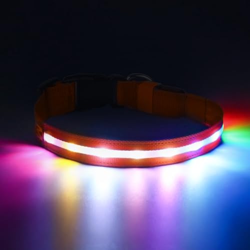 PcEoTllar Rechargeable LED Dog Collar