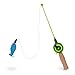 OurPet's Go Fish Cat Fishing Pole Toy with Catnip Fish Teaser and Rod Interactive Cat Wand Toys for Indoor Cats
