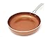 CONCORD 3 Piece Ceramic Coated -Copper- Frying Pan Cookware Set (Induction Compatible)