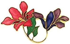 Daralis Art Nouveau Style Floral Brooch