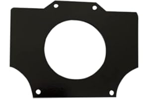 PBR Products compatible with Honda Talon 1000 Dash Plate 3" Radio Mount Black