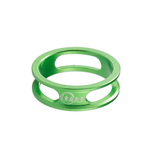 EASTERN POWER Bike Headset Spacer 1-1/8" MTB Headset Spacers Road Bicycle Stem Spacers 10mm x 4, Green