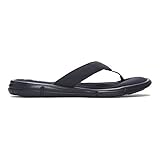 Under Armour Men's Ignite II Flip-Flop, Black (001)/Metallic Silver, 8