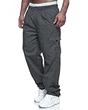 WZIKAI Mens Cargo Pants Relaxed Fit Drawstring