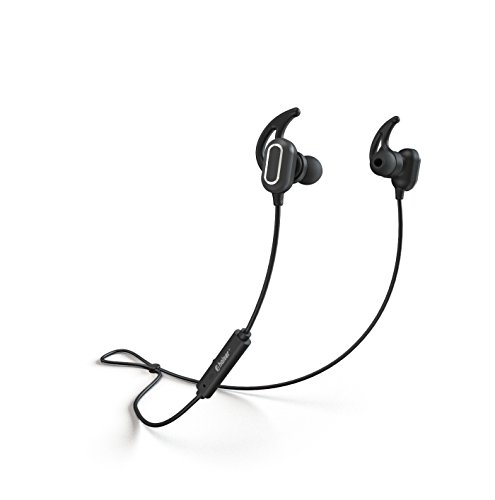 Phaiser BHS-760 Bluetooth Headphones, Magnetic Wireless Sport Headset for Running, Sweatproof Cordless Earphones with Mic for Working Out, Comfortable Wireless Earbuds for Exercise, Silver-Black
