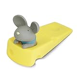Qiyun Vinyl PVC Cute Creative Mouse Door Stopper Door Wedge Children Door Protector Prevent Clampstyle:Gray