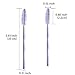 100 Pack Mascara Wands Disposable Eyelash Brushes for Eye Lash Extensions Makeup Brush Applicators One-off Use Cosmetic Tool (Light Purple, 100)