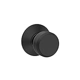 Schlage F10 BWE 622 Bowery Passage Lock Knob, Matte Black