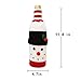 NEILDEN Cute Christmas Sweater Wine Bottle Cover, Handmade Wine Bottle Sweater for Christmas Decorations Cute Christmas Sweater Party Decorations 2pcs
