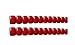 24pcs False Nails 12 Different Size Solid Red Square Fake Nails Tips