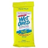 Wet Ones Antibacterial Hand Wipes - Citrus Scent (15 pack) - (Case of 12 packs)