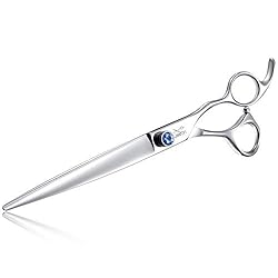 8" Straight Dog Grooming Scissors Long Pets