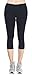 Neonysweets Womens Yoga Capri Tights Running Fitness Pants Leggings Black M