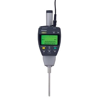 Mitutoyo 543-558A Absolute LCD Digimatic Indicator ID-F, with Back-Lit LCD, #4-48 UNF Thread, 0.375″ Stem Dia., 0-2″/0-50.8mm Range, +/-0.00012″ Accuracy