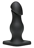 Doc Johnson, Titanmen The Rumpy Black Butt Plug: 3200-11-BX