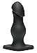 Doc Johnson, Titanmen The Rumpy Black Butt Plug: 3200-11-BX