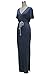 LXS STORE Women Sexy V Neck Casual Beach Club Maxi Dress Short Sleeve Long Dress