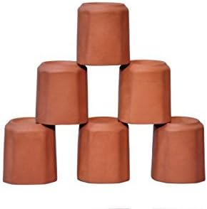 Daksh craft Villa Clay Glass Ruchi Mug (Pack of 6) Special Offer