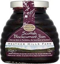 Heather Hills Scottish Blackcurrant Jam Case of 4 X 340g