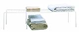 Panacea Grayline 40723 Closet Stretch-A-Shelf, White