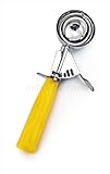 New Star NSF Approved Stainless Steel Squeeze Ice Cream Disher, 2-Ounce, Size 20, Yellow