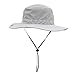 Connectyle Unisex Daily Outdoor Cowboy Sun Hat Wide Brim Bucket Fishing Hats Summer String Hat Cap