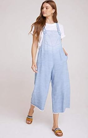 wide leg crop overalls