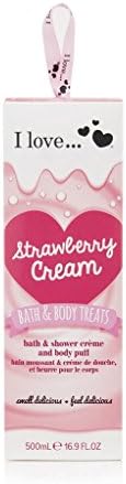 I Love. Bath & Body Treats Strawberry Cream Christmas Gift Set
